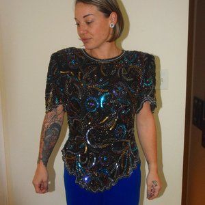 Sequined Ladies top